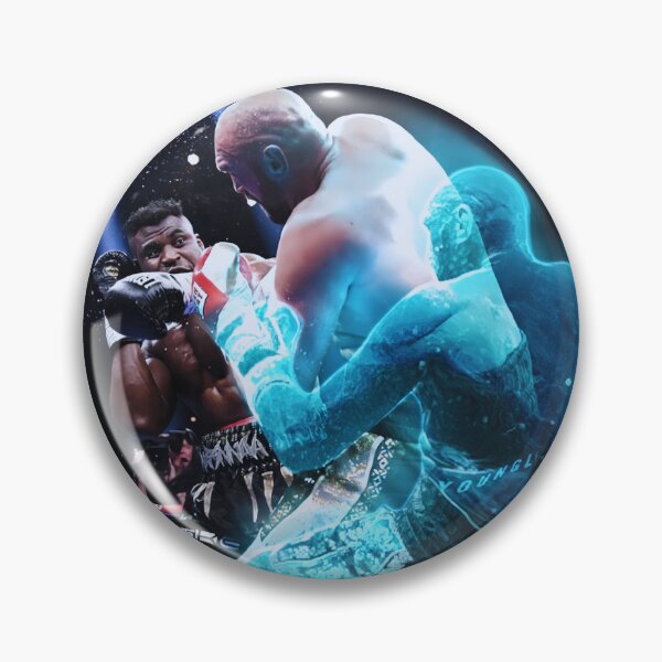 Item preview, FRANCIS NGANNOU KICKS TYSON FURY TO THE GROUND designed and sold by SphinxStore.