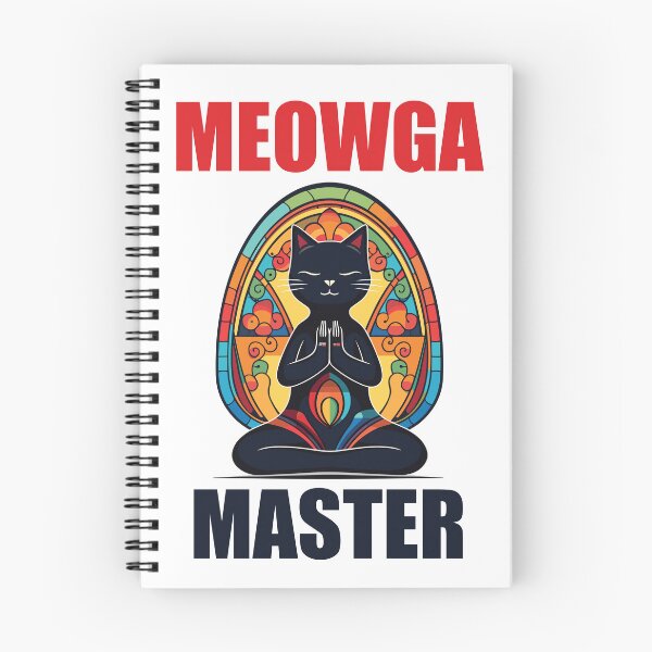 Item preview, Meowga Master - Feline Zen in Motion designed and sold by krishutd.