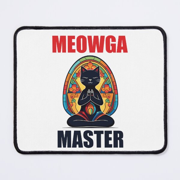 Item preview, Meowga Master - Feline Zen in Motion designed and sold by krishutd.