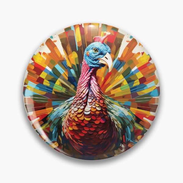 Item preview, Disco Bird: Technicolor Turkey designed and sold by AnnDard.