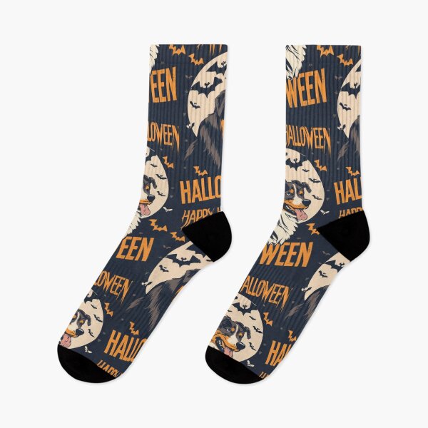 Item preview, v4 Vintage Dog Happy Halloween Retro Classic designed and sold by FenwickDesign99.