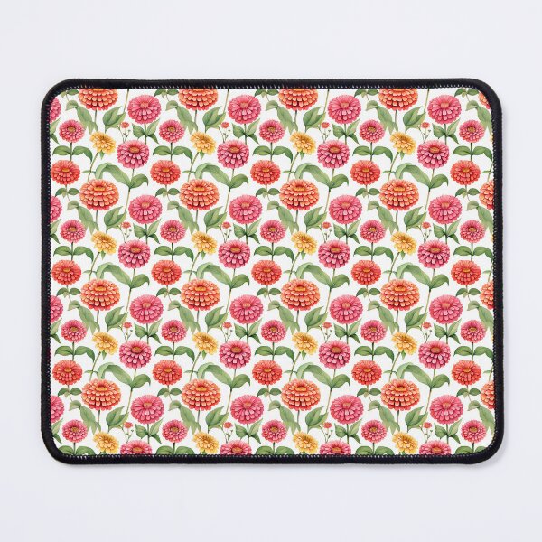 Item preview, Zesty Zinnias: A Burst of Color in Exquisite Watercolor designed and sold by qoodesignstudio.