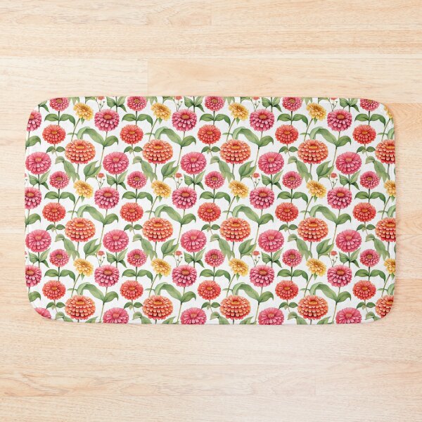 Item preview, Zesty Zinnias: A Burst of Color in Exquisite Watercolor designed and sold by qoodesignstudio.