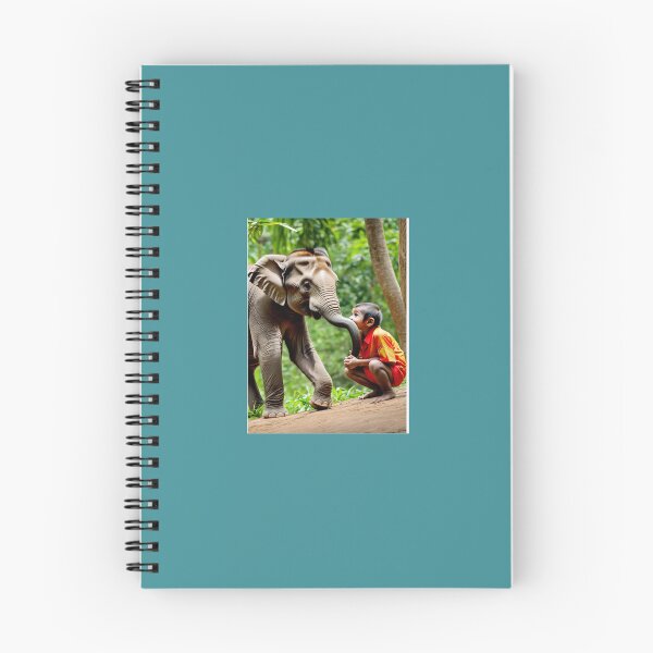 Item preview, Jungle Buddies: The Elephant and the Mischievous Monkey designed and sold by Chukszy1.