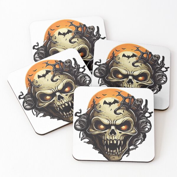 Item preview, Terrifying Skull appears on Halloween designed and sold by AlejaJorgeShop.