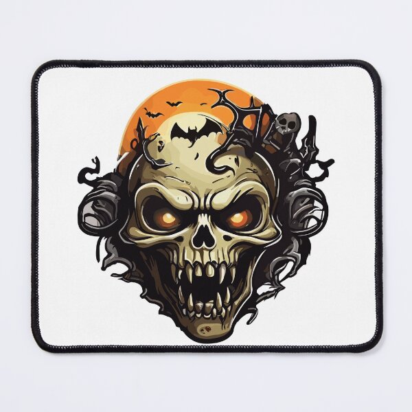 Item preview, Terrifying Skull appears on Halloween designed and sold by AlejaJorgeShop.