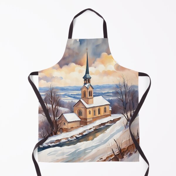 Item preview, Winter Riverside Church designed and sold by Mr-Saxon.