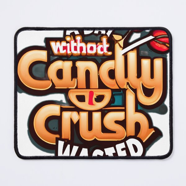 Item preview, A day without candy crush is a day wasted, designed and sold by Dirloo.