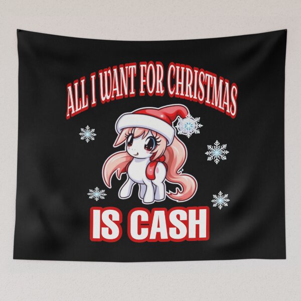 Item preview, All I want for Christmas is cash designed and sold by Roxburylane.