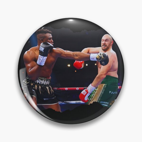 Item preview, FRANCIS NGANNOU KICKS TYSON FURY TO THE GROUND designed and sold by SphinxStore.
