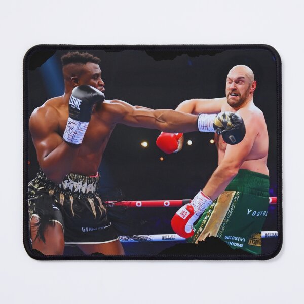Item preview, FRANCIS NGANNOU KICKS TYSON FURY TO THE GROUND designed and sold by SphinxStore.