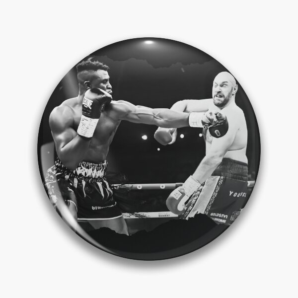 Item preview, FRANCIS NGANNOU KICKS TYSON FURY TO THE GROUND designed and sold by SphinxStore.