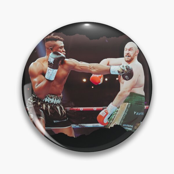 Item preview, FRANCIS NGANNOU KICKS TYSON FURY TO THE GROUND designed and sold by SphinxStore.
