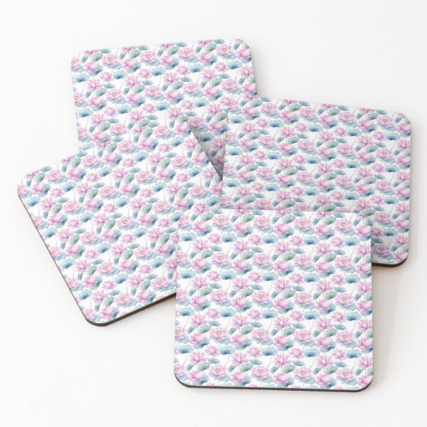Item preview, Ethereal Blooms: A Dreamy Watercolor Celebration of Lotus designed and sold by qoodesignstudio.