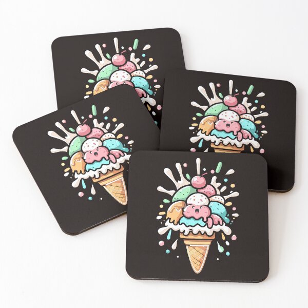 Item preview, Surprised Ice cream  designed and sold by Coowo22.