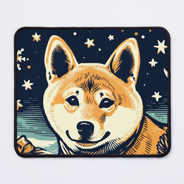 Item preview, Merry Christmas Shiba Inu Cute Puppy Pet Fashion Gift for Dog Lovers [type 1] designed and sold by Magikdog.