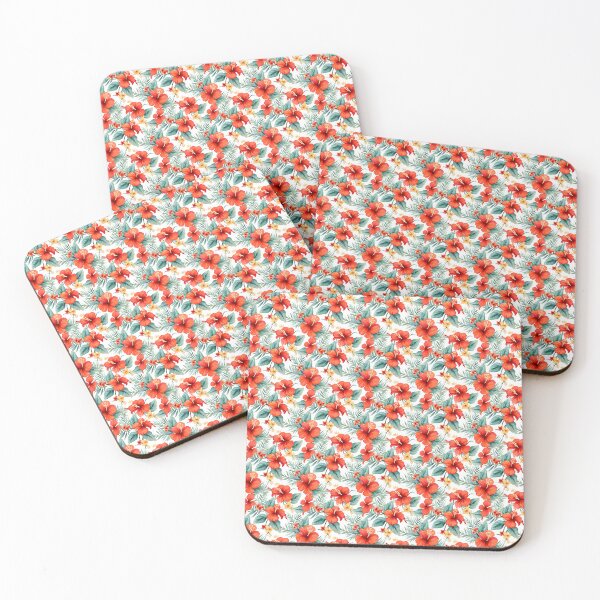 Item preview, Tropical Elegance: A Vibrant Watercolor Tribute to Hibiscus designed and sold by qoodesignstudio.
