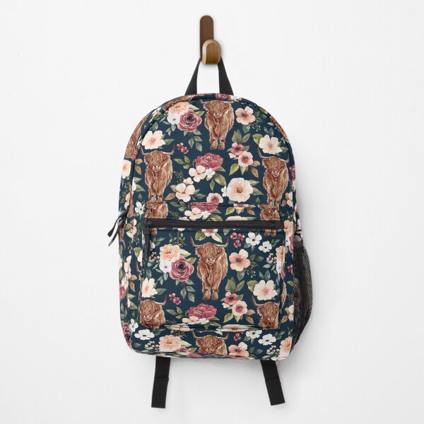 Item preview,  Highland Cow Floral designed and sold by cateandrainn.