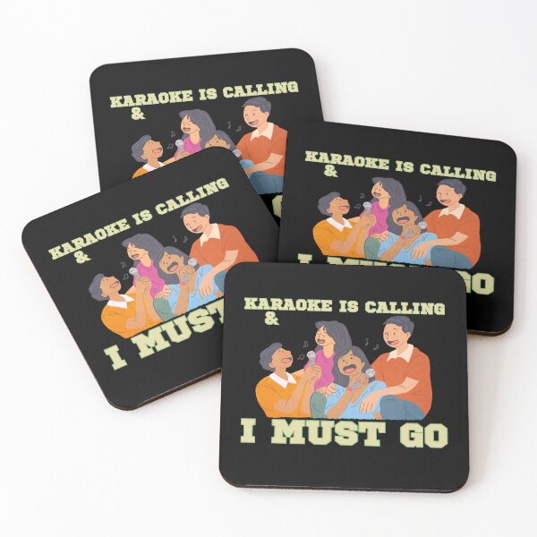 Item preview, Karaoke is Calling and I Must Go designed and sold by Tokyotopia.