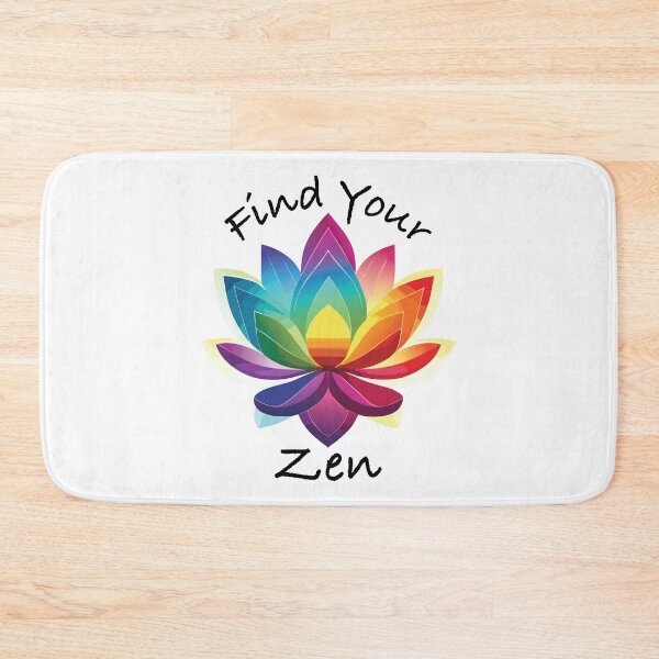 Item preview, Find Your Zen Colorful Lotus Flower Graphic designed and sold by dadp616.