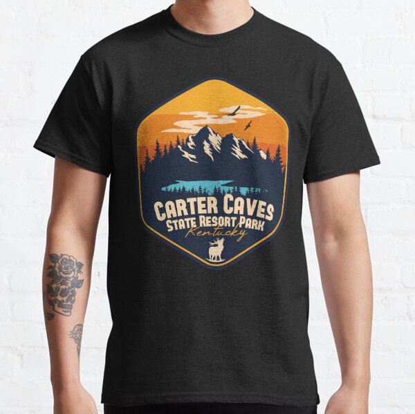 Vista previa del artículo con la obra «Parque estatal Carter Caves - Parques estatales de Kentucky», diseñado y vendido por mountainfad.