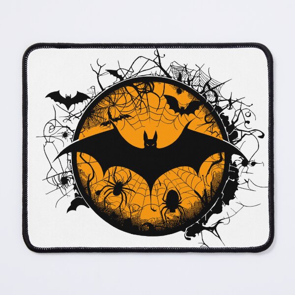Item preview, Spider Web Spiders and Vampires on Halloween designed and sold by AlejaJorgeShop.