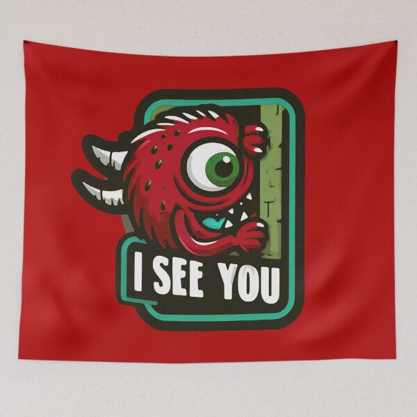 Item preview, I SEE YOU Monster designed and sold by plushism.