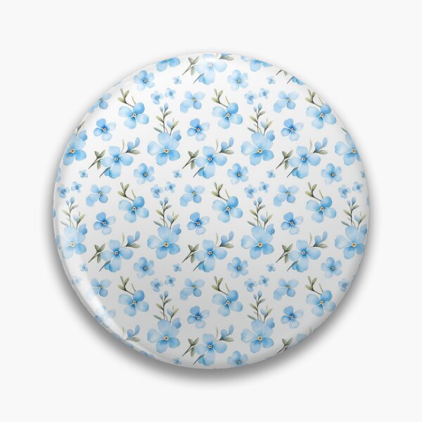 Item preview, Whispering Memories: A Delicate Watercolor Tribute to Forget-Me-Not designed and sold by qoodesignstudio.