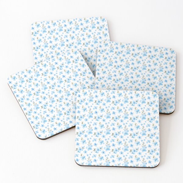 Item preview, Whispering Memories: A Delicate Watercolor Tribute to Forget-Me-Not designed and sold by qoodesignstudio.