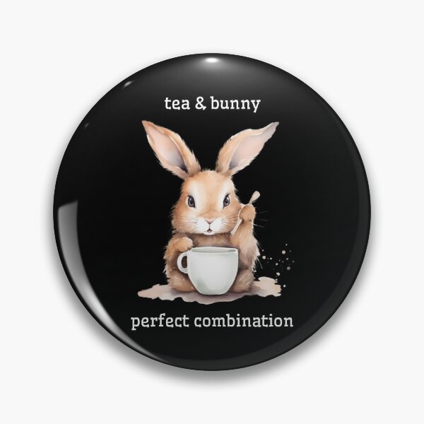 Item preview, bunny and tea - perfect combination designed and sold by in-leggings.