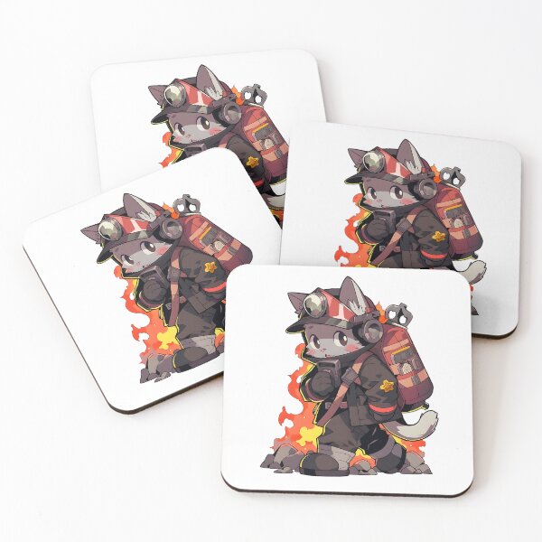 Item preview, Fearless Feline Firefighter Conquering Chaos designed and sold by NovaGenArt.