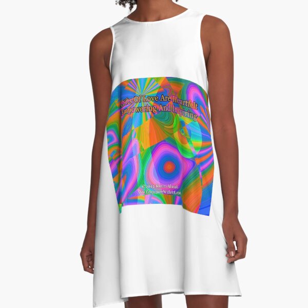Gifts Of Love Are Heartfelt A-Line Dress