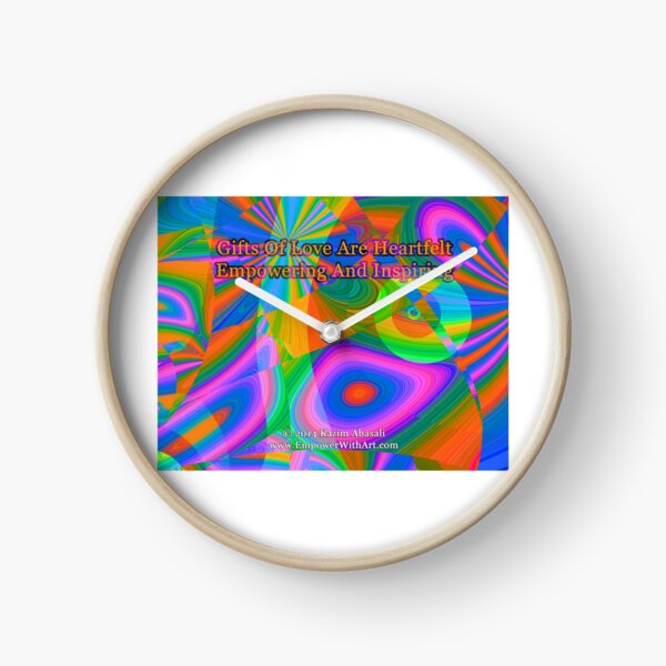 Gifts Of Love Are Heartfelt Clock