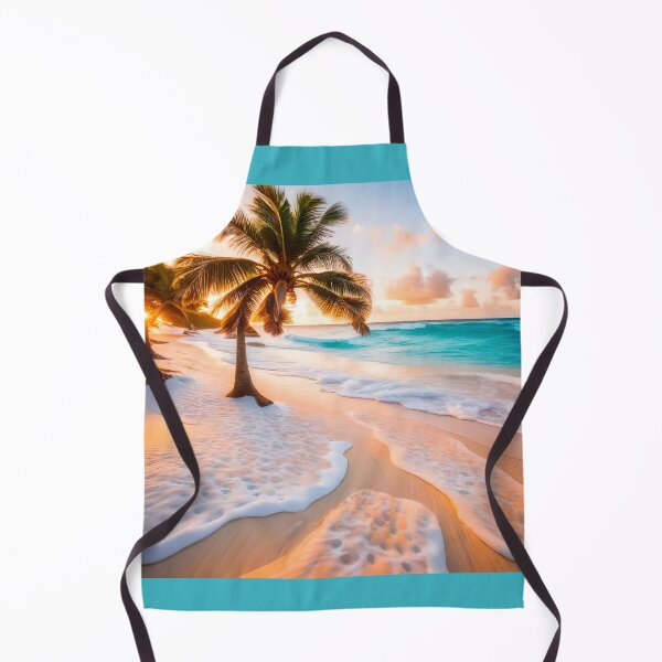 Item preview, Summer vibes with sandy beaches and palm trees designed and sold by Valdilana.