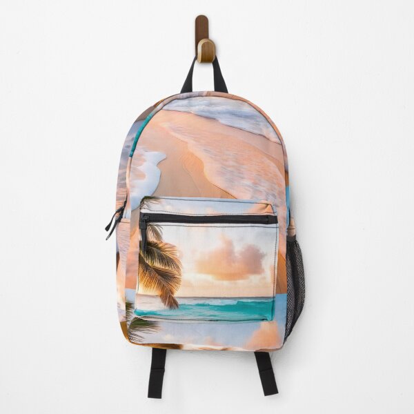 Item preview, Summer vibes with sandy beaches and palm trees designed and sold by Valdilana.