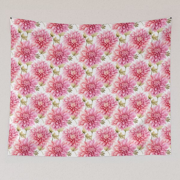 Item preview, Radiant Petals: A Captivating Watercolor Celebration of Dahlia designed and sold by qoodesignstudio.