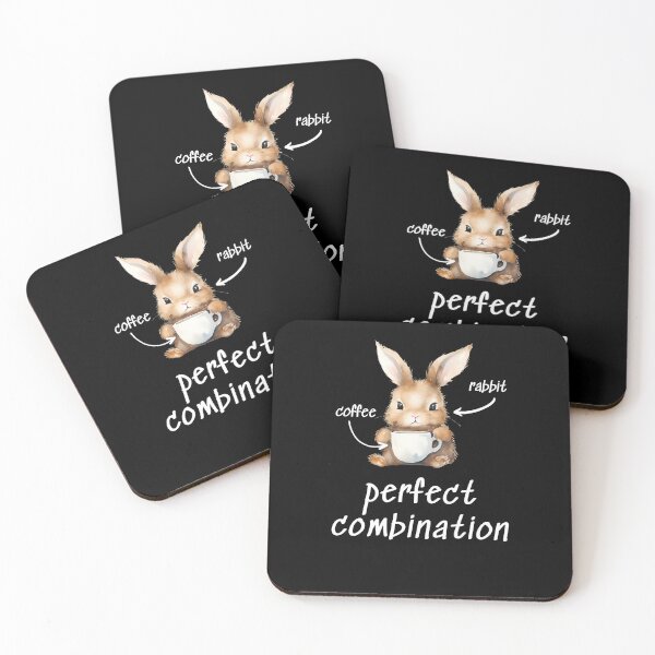 Item preview, coffee and rabbit - perfect combination designed and sold by in-leggings.