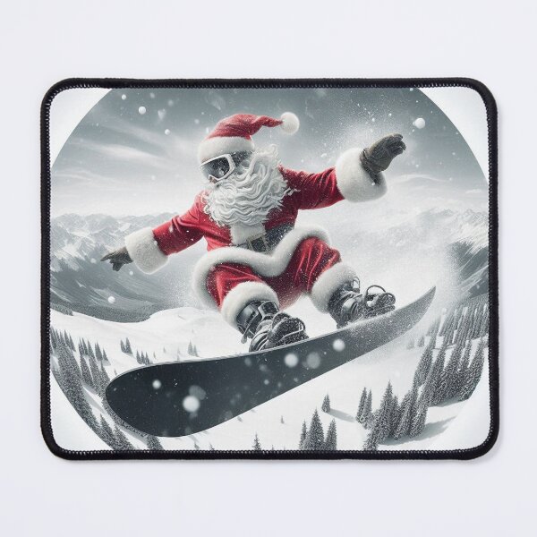 Item preview, Snowboarding Santa designed and sold by Wonderall.