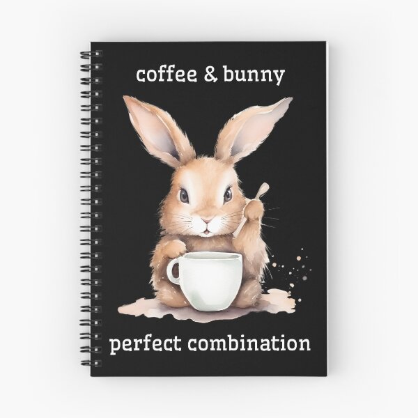 Item preview, coffee & bunny - perfect combination designed and sold by in-leggings.