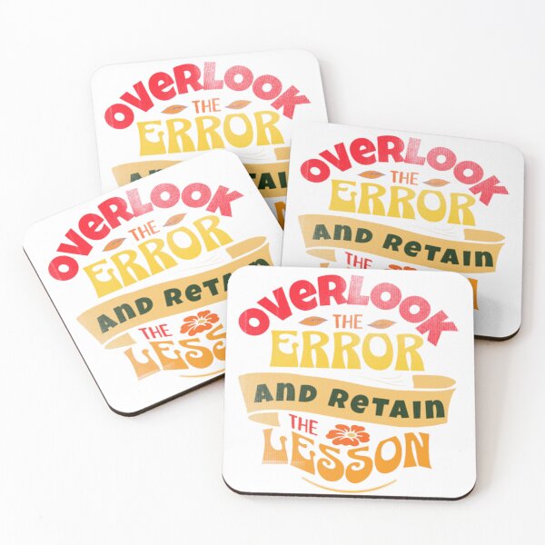 Item preview, overlook the error and retain the lesson designed and sold by jonmobo.