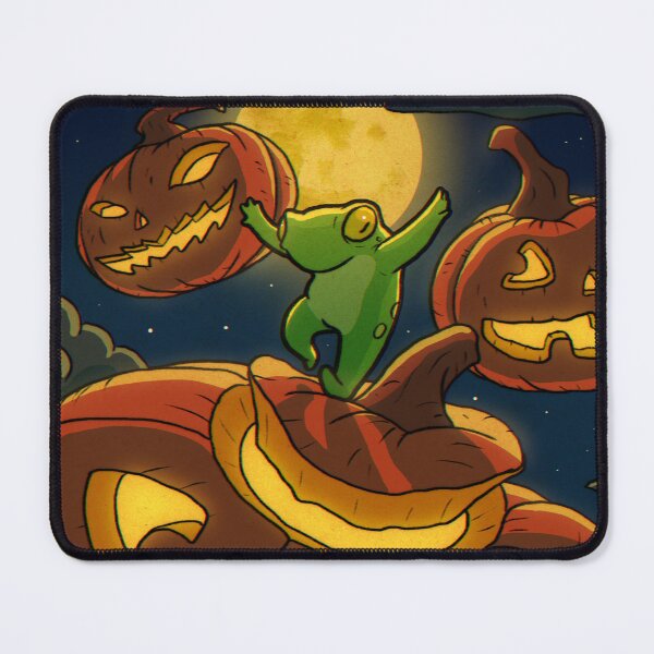 Item preview, halloween frog art designed and sold by DingHuArt.