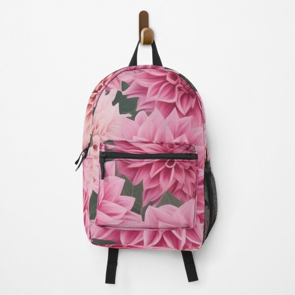 Item preview, Blush and hot pink dahlia pattern - all over flower design designed and sold by Edith Leyster.