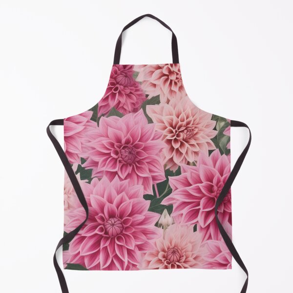 Item preview, Blush and hot pink dahlia pattern - all over flower design designed and sold by Edith Leyster.