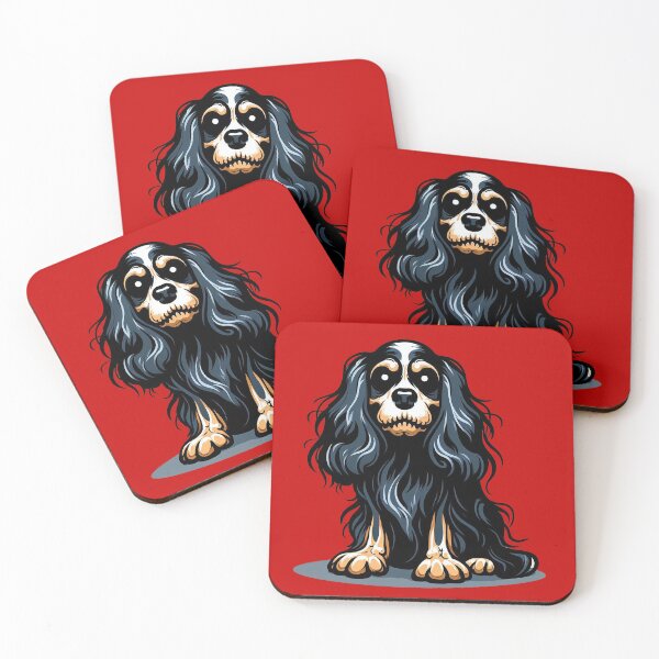 Item preview, Creepy Halloween King Charles Cavalier Spaniel  designed and sold by FunnehGacha.