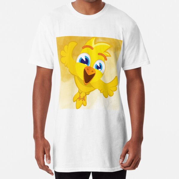  Camisetas amarillas de animales de dibujos animados