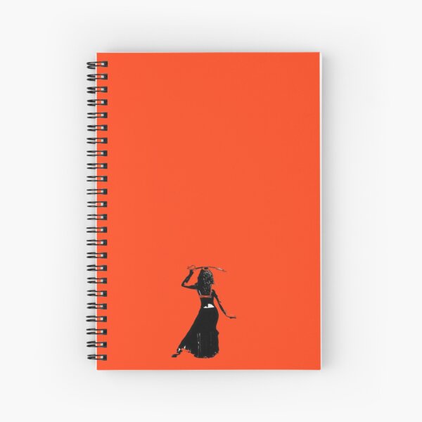 Gypsy dancer - orange Spiral Notebook