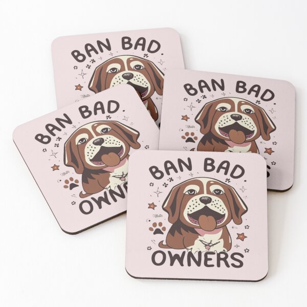 Item preview, Ban Bad Owners dog Lovers designed and sold by New Art.