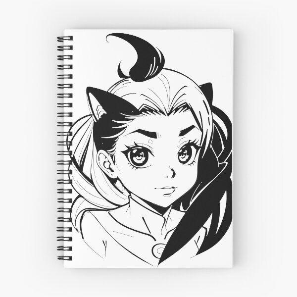 Item preview, Anime girl with cat ears on her head designed and sold by Lukasz Kobylka.