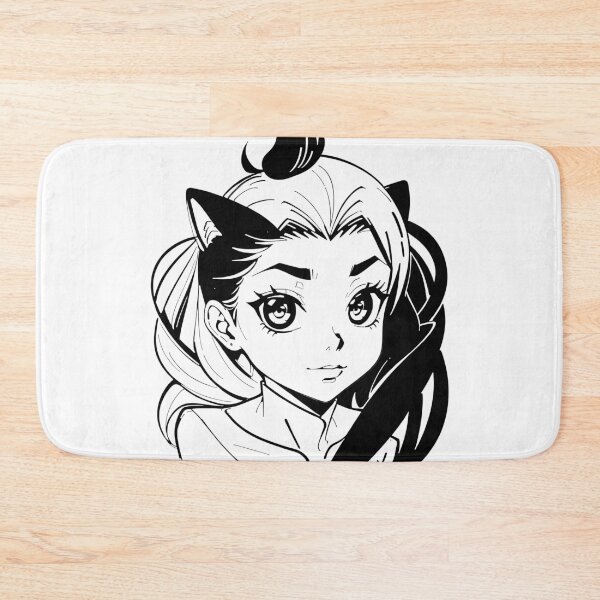 Item preview, Anime girl with cat ears on her head designed and sold by Lukasz Kobylka.