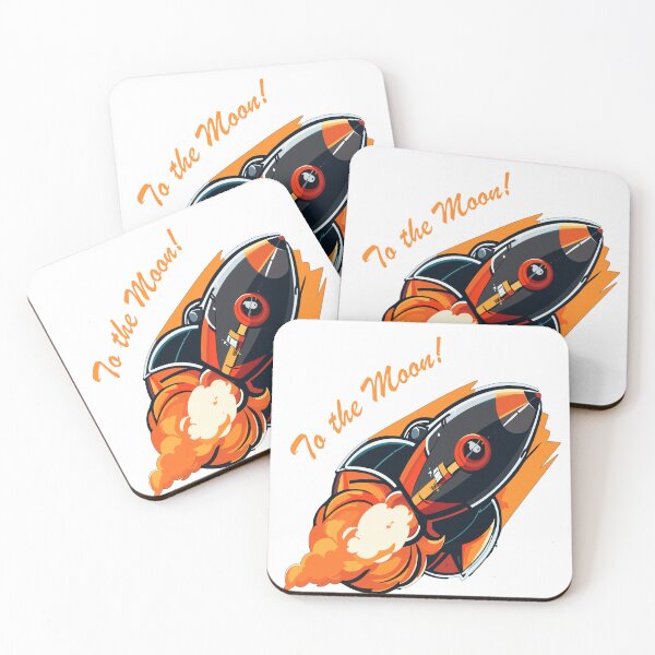 Item preview, Rocket - To The Moon! designed and sold by LongIslandDesgn.